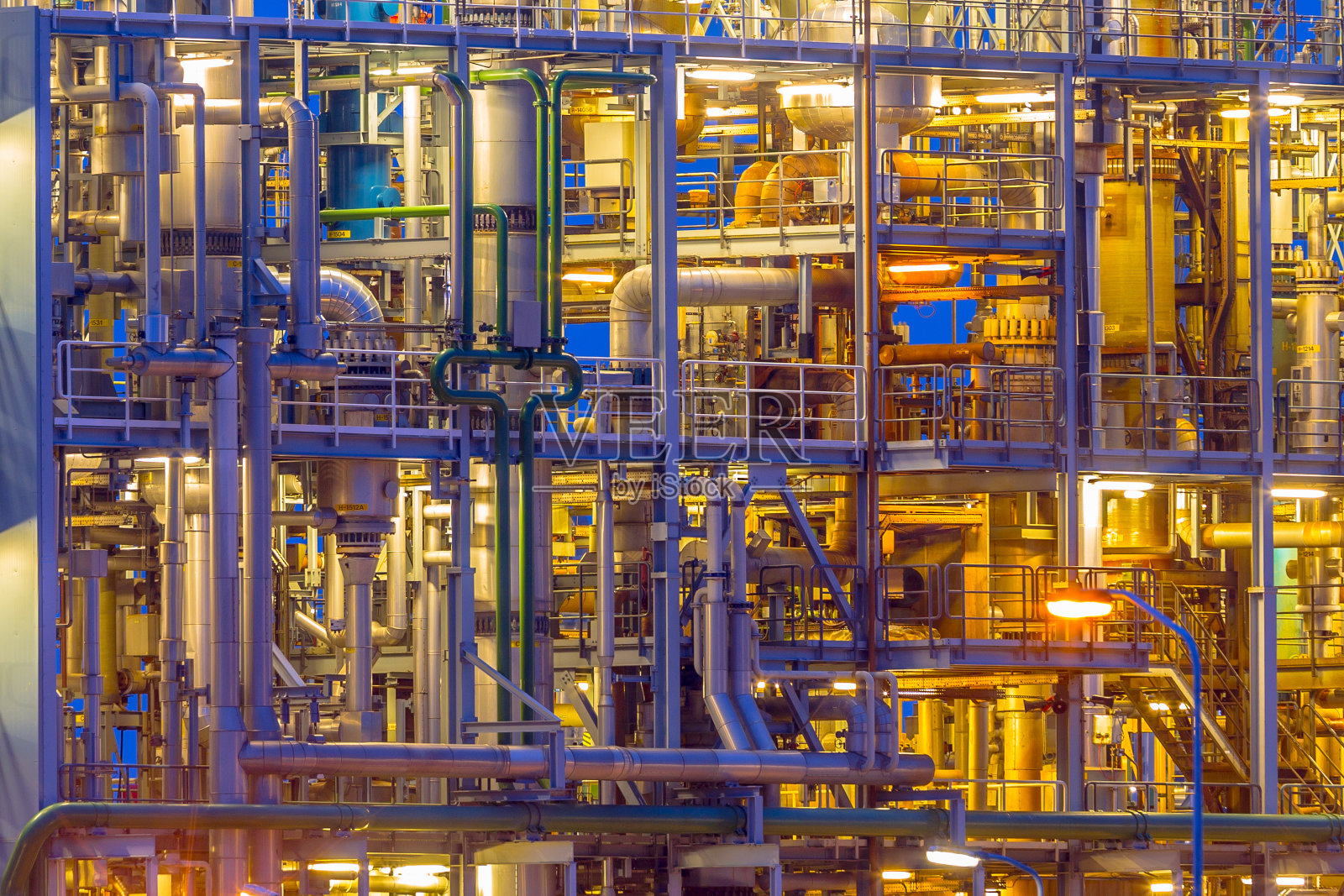 化工廠框架的細(xì)節(jié)